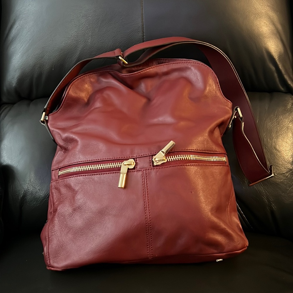 Elizabeth and James Red Shoulder Bag